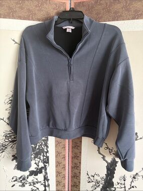 Victoria's Secret Charcoal Half-Zip Pullover Sweater
